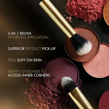 Lakmē Absolute Makeup Master Tools Dual Ended Eyeshadow Brush - Professional Makeup Brush Set