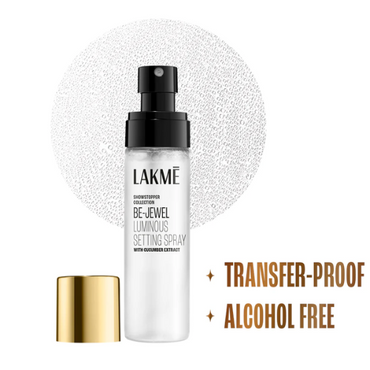 Lakmē Be-Jewel Luminous Setting Spray 100ml - Long-Lasting Makeup Setting Spray with Luminous Finish