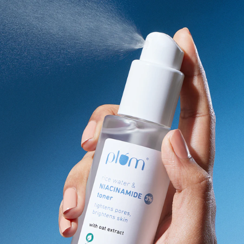Plum 3% Niacinamide & Rice Water Toner - Brightening & Pore-Refining