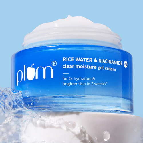 Plum 2% Niacinamide & Rice Water Brightening Gel Moisturizer