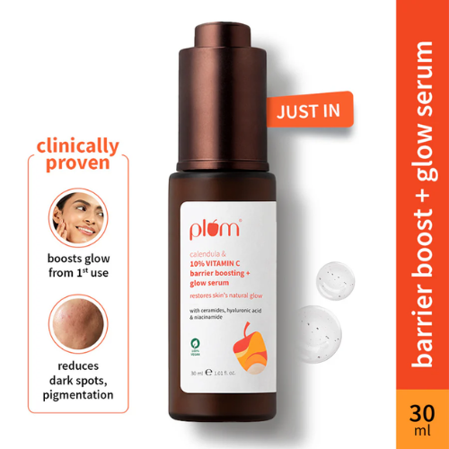 Plum 10% Vitamin C Barrier Boosting + Glow Serum with Calendula