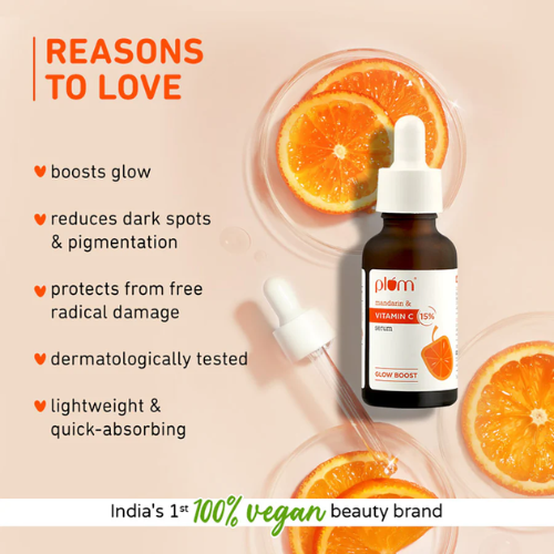 Plum 15% Vitamin C Glow Serum with Mandarin 30ml