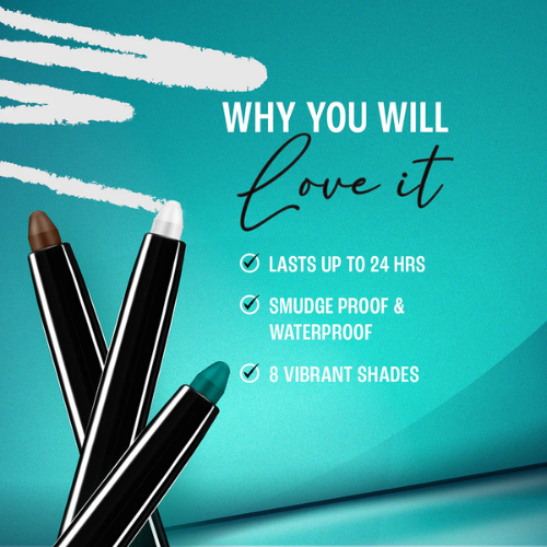 Lakmē 9 to 5 Eyeconic Kajal Black - Long-Wear Eye Makeup
