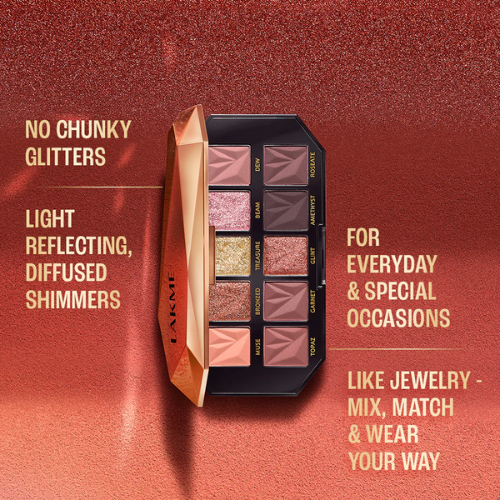 Lakmē Be-jewel Multichrome Eyeshadow Gilded Glow - Color-Shifting