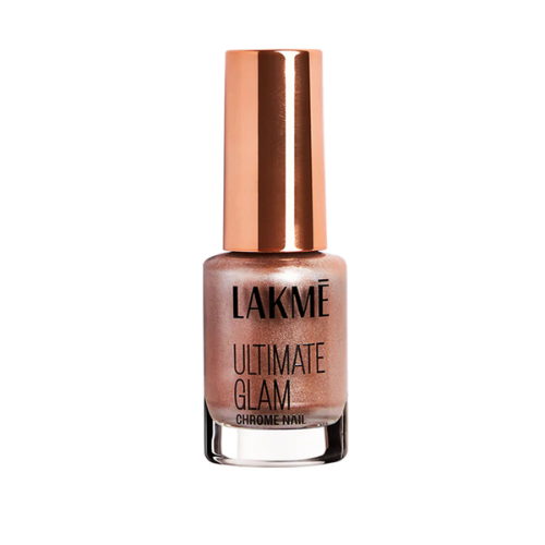Lakmē Ultimate Glam Chrome Nail Copper - Metallic Chrome Nail Polish