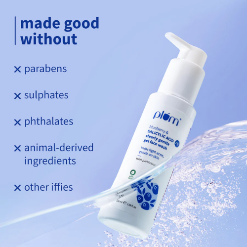 Plum 1% Salicylic Acid Clearly Gentle Gel Face Wash 100ml