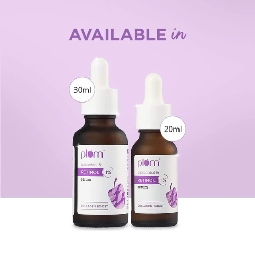 Plum 1% Retinol Serum for Face with Bakuchiol 20ml