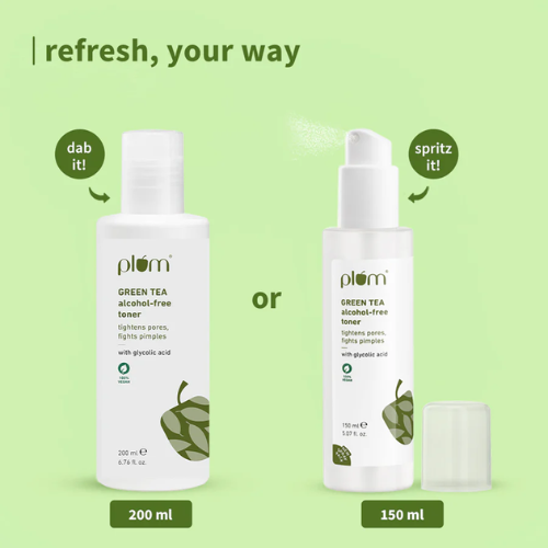 Plum Green Tea Alcohol-Free Pore Tightening Face Toner 200ml