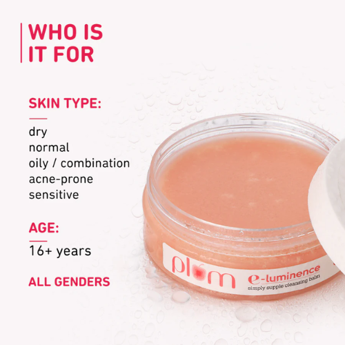 Plum E-Luminence Simply Supple Cleansing Balm for Normal, Dry Skin 90g