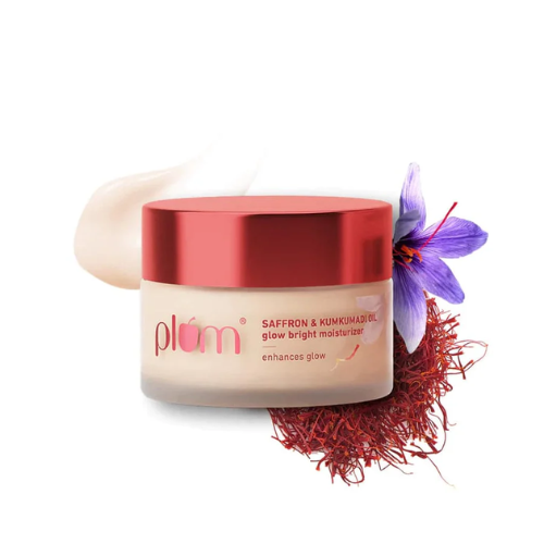 Plum Saffron & Kumkumadi Oil Glow Bright Moisturizer SPF 35 - 50g x2