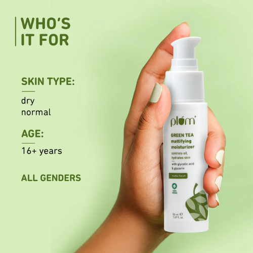 Plum Green Tea Mattifying Moisturizer for Oily Skin 50ml
