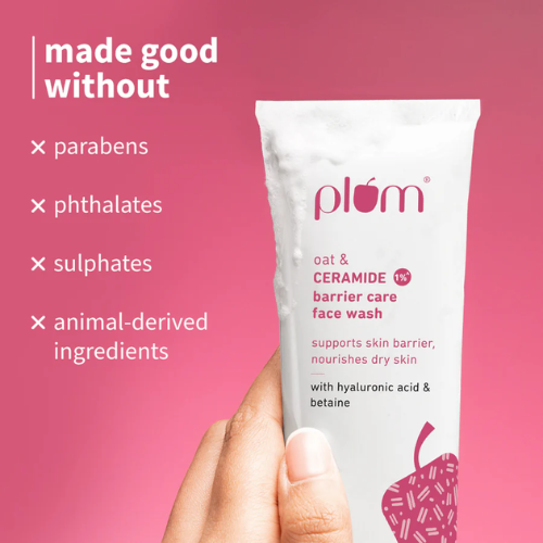 Plum Oat & 1% Ceramide Barrier Care Face Wash 100ml