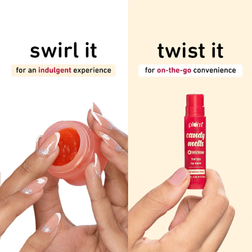 Plum Candy Melts Red Velvet Love Tinted Lip Balm