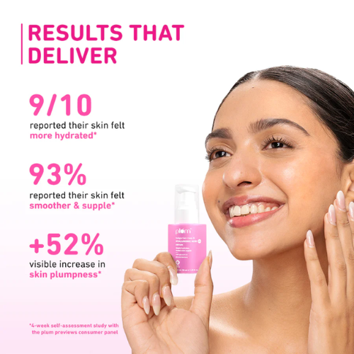 Plum 2% Hyaluronic Acid Serum for Face with Bulgarian Rose 30ml
