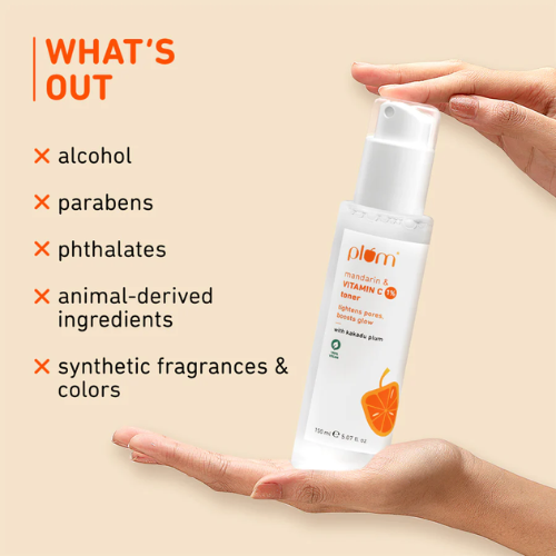 Plum Vitamin C Face Toner with Mandarin & Kakadu Plum 150ml
