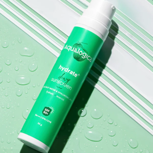 Aqualogica Hydrate+ Dewy Sunscreen SPF 50+ PA++++ – 50g