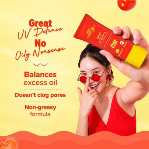 Aqualogica Detan+ Oil Balance Fluid Sunscreen SPF 50+ PA++++ – 50g | Matte & Hydrating