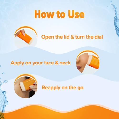 Aqualogica Glow+ Dewy Sunstick SPF 50+ PA++++ – 20g | Easy Reapplication & No White Cast
