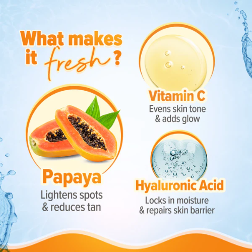 Aqualogica Glow+ Infused Tinted Sunscreen SPF 50+ PA++++ – 50g | Papaya & Vitamin C | Brightening & Lightweight