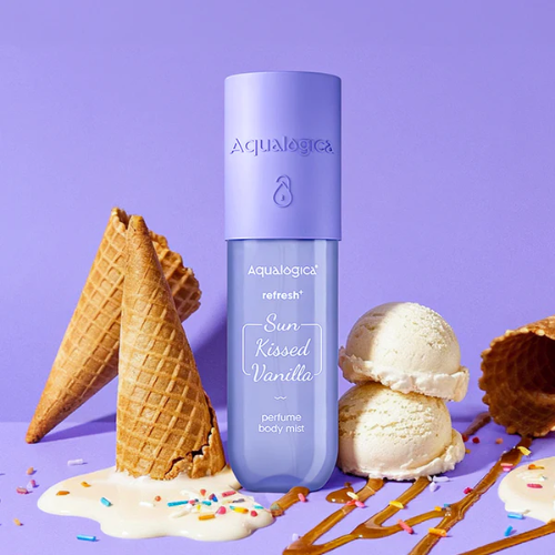 Aqualogica Refresh+ Sun Kissed Vanilla Body Mist – 150ml | Zemea & Hyaluronic Acid | Hydrating & Fragrant