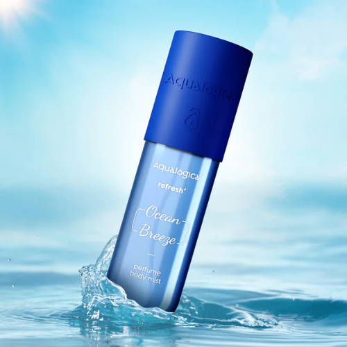 Aqualogica Refresh+ Ocean Breeze Body Mist – 150ml | Zemea & Hyaluronic Acid | Hydrating & Fragrant