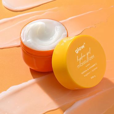 Aqualogica Glow+ Hydra Gel Moisturizer – 200g | Vitamin C & Papaya | Hydrating & Brightening