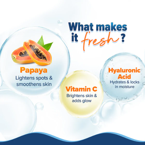 Aqualogica Glow+ Hydra Gel Moisturizer – 200g | Vitamin C & Papaya | Hydrating & Brightening