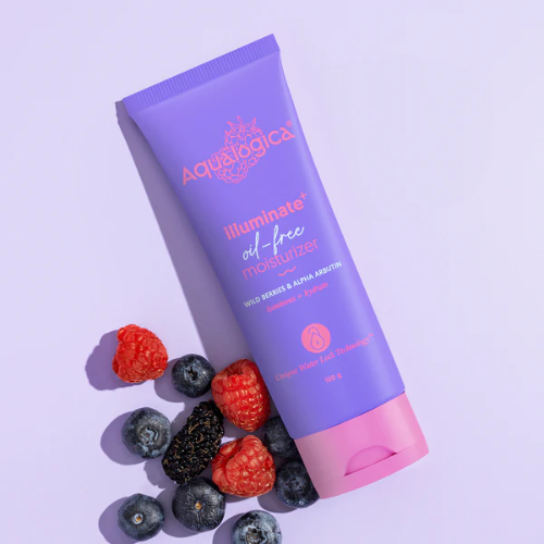 Aqualogical Illuminate+ Oil Free Moisturizer with Wild Berries & Alpha Arbutin for Luminous Glow - 100g