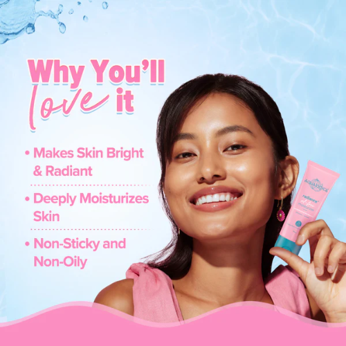 Aqualogical Radiance+ Oil Free Moisturizer with Watermelon & Niacinamide for Radiant Skin - 100g