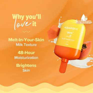 Aqualogical Glow+ Milk Fluid Moisturizer - 70ml