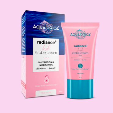 Aqualogical Radiance+ Lush Strobe Cream with Watermelon & Niacinamide for Instant HD Glow - 30g