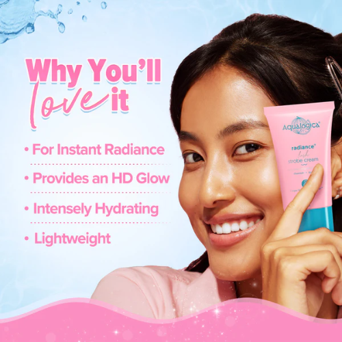 Aqualogical Radiance+ Lush Strobe Cream with Watermelon & Niacinamide for Instant HD Glow - 30g