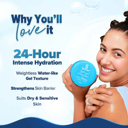Aqualogical 5 Barrier+ Hydra Gel Moisturizer with Avocado & 5 Essential Ceramides - 100 g