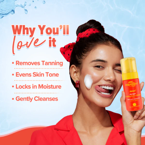 Aqualogical Detan+ Mousse Hydrating Foam Cleanser- 100 ml