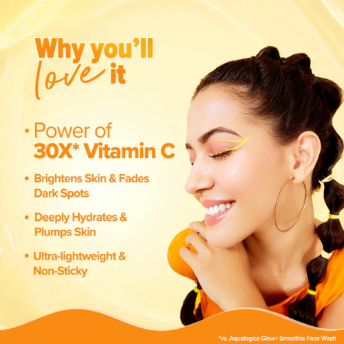 Aqualogical Glow+ 30X* Vitamin C Hydrating Essence Serum- 50ml