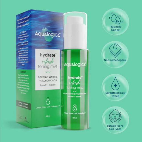 Aqualogical Hydrate+ Refresh Toning Mist, 100 ml