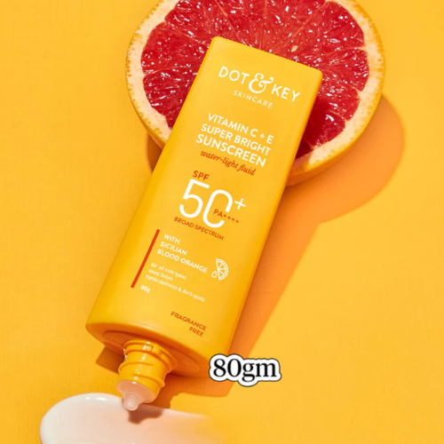 Dot & Key Vitamin C + E Sunscreen, SPF 50+ PA++++ 80g