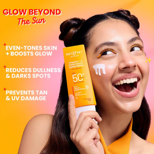 Dot & Key Vitamin C + E Sunscreen, SPF 50+ PA++++ 80g