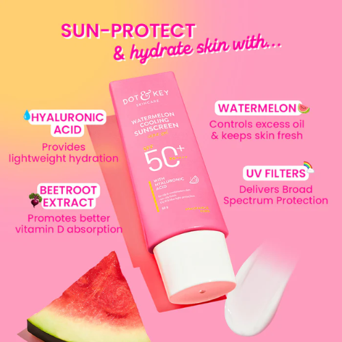 Dot & Key Watermelon Sunscreen, SPF 50+ PA++++ 50g