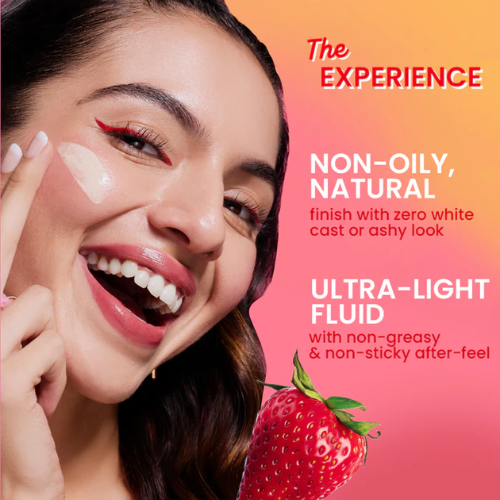 Dot & Key Strawberry Dew Tinted Sunscreen SPF 50+ PA++++ (Warm Ivory Light Medium - 02)
