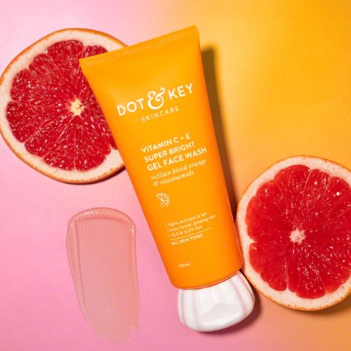 Dot & Key Vitamin C + E Gel Face Wash for Glowing Skin 100ml