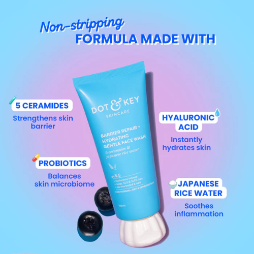 Dot & Key Barrier Repair Gentle Hydrating Face Wash 100ml