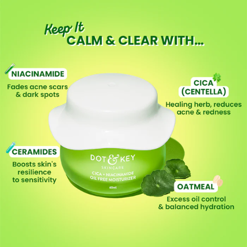 Dot & Key Cica (Centella) + Niacinamide Oil Free Moisturizer 50g