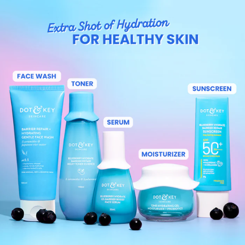 dot and key Blueberry Hydrate Barrier Repair Milk Face Toner 150ml