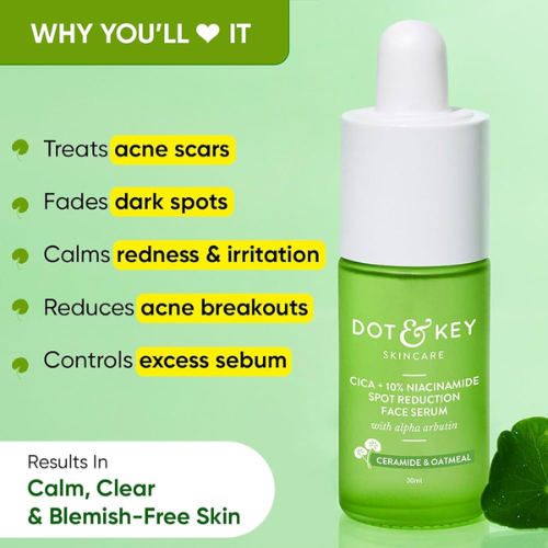 Dot & Key Cica + 10% Niacinamide Face Serum for Oily Skin 20ml