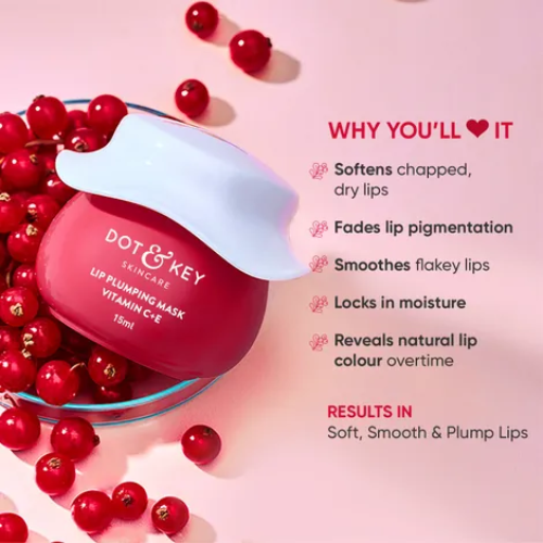 Dot & Key Lip Plumping Mask with Vitamin C + E