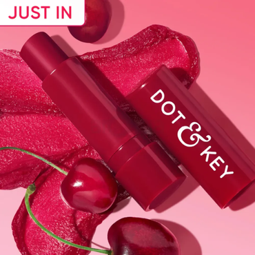 Dot & Key SPF 50+ Barrier Repair Hydrating Lip Balm (Cherry Crimson - High Tinted)