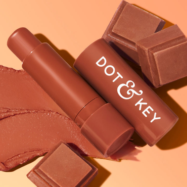 Dot & Key SPF 50+ Barrier Repair Hydrating Lip Balm (Cocoa Nude - Medium Tinted)