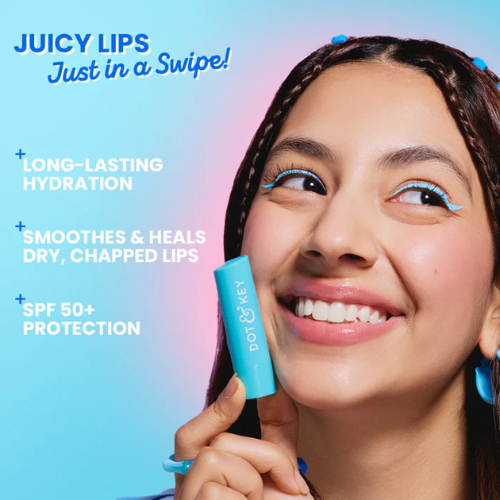 Dot & Key SPF 50+ Barrier Repair Hydrating Lip Balm (Blueberry Bliss - Non-Tinted)