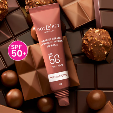 Dot & Key Ceramide + Peptide Lip Balm SPF 50 PA+++ (Warm Nude)